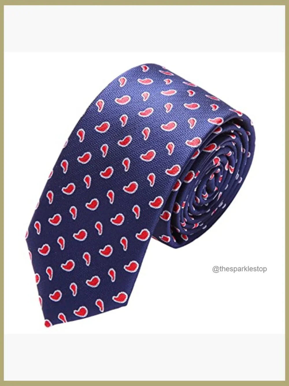 4 Pack Skinny Neckties for Men, 2.35" Wide Slim Ties, Polyester Silk Jacquard - Picture 3 of 7